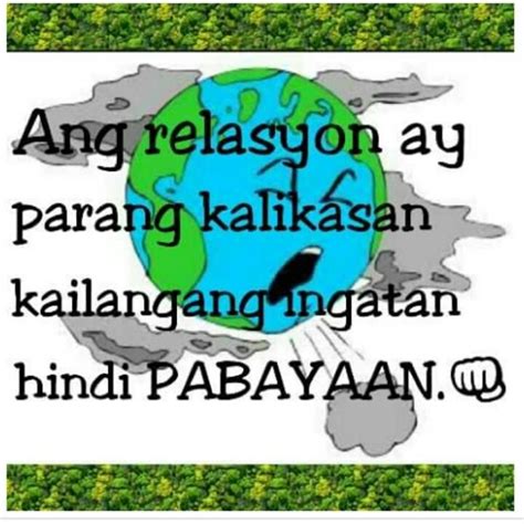 slogan about kalikasan tagalog|Pagmamahal sa kalikasan, pahalagahan sa kinabukasan .